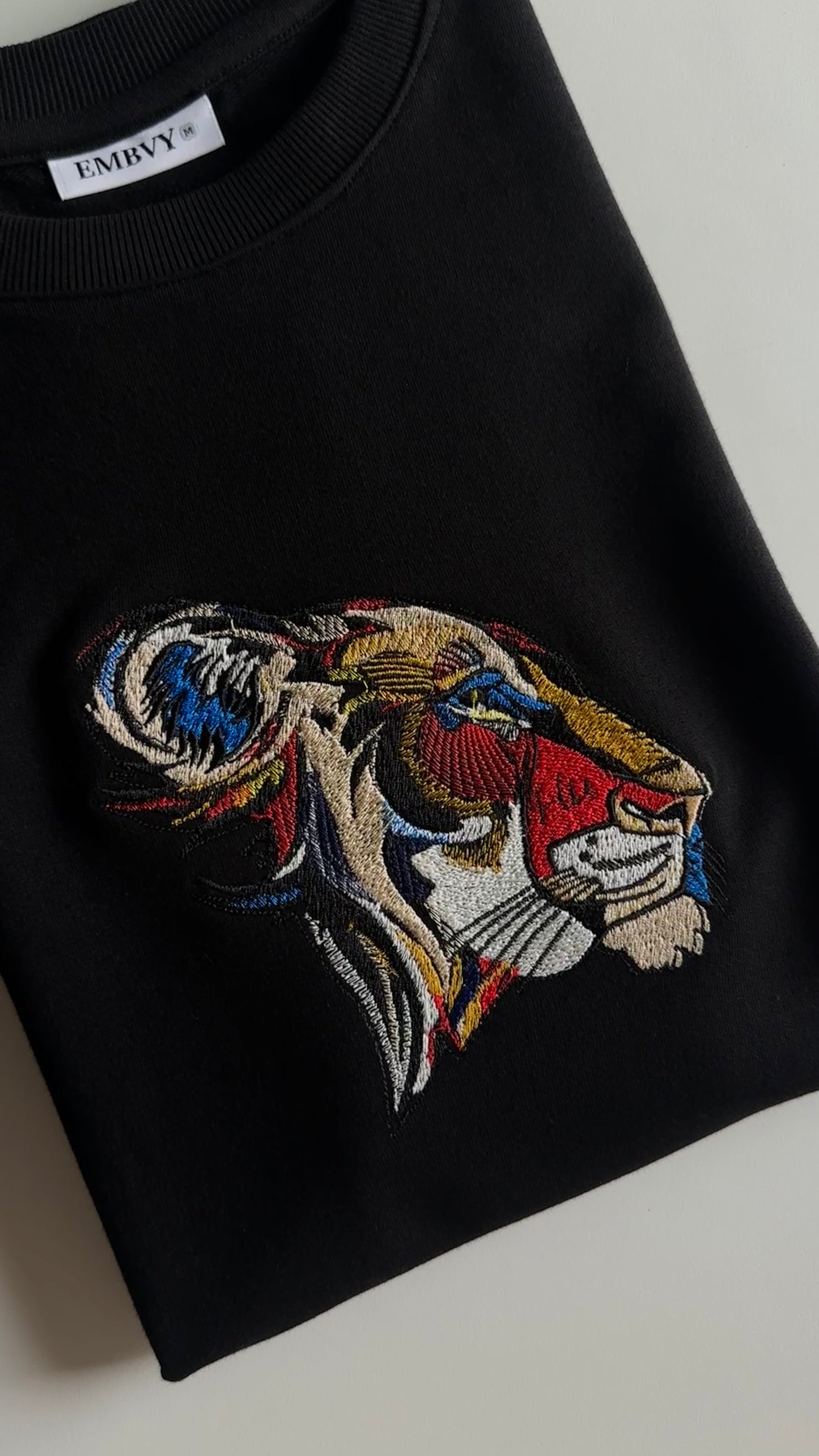 Abstract tiger tee