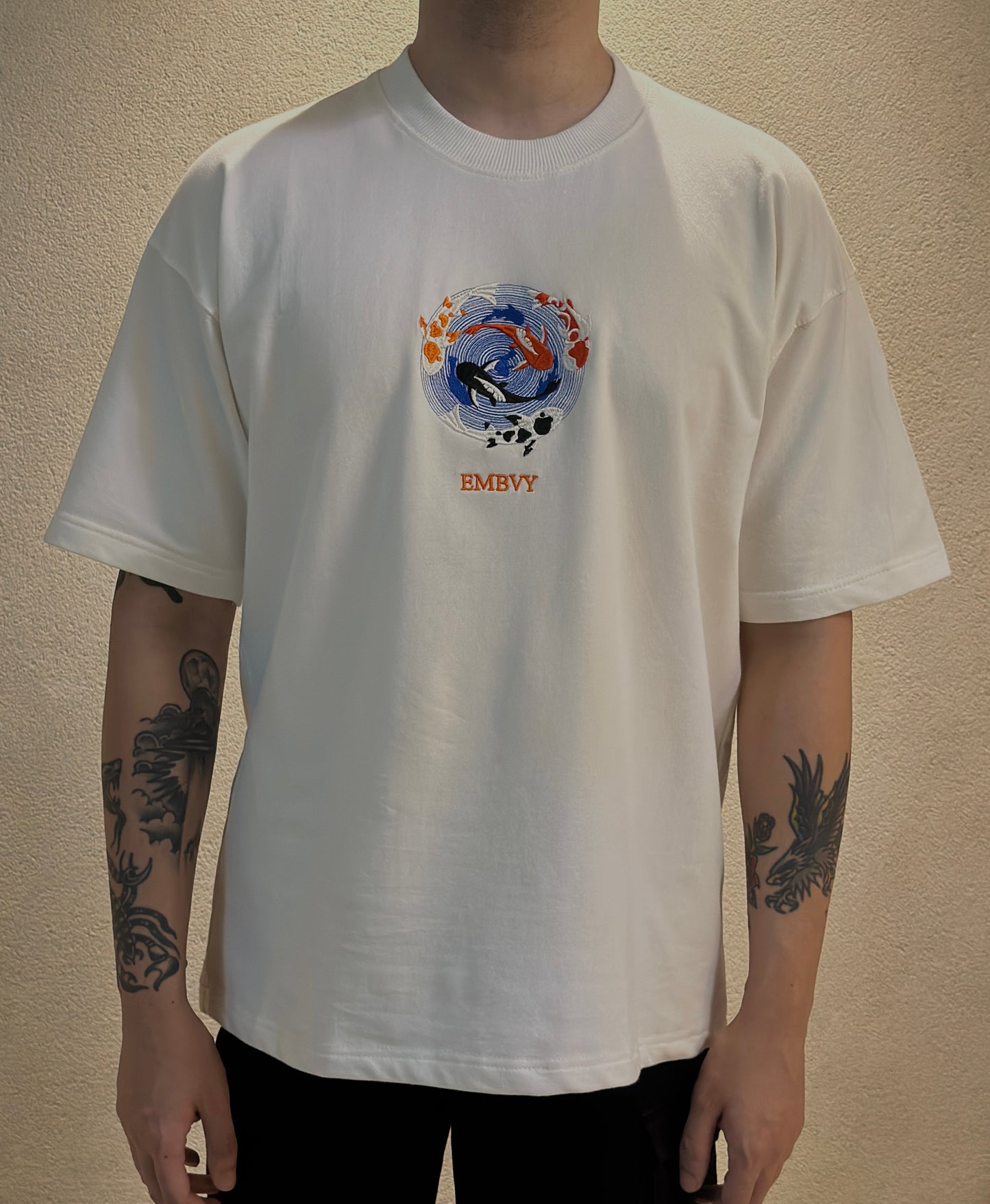 Koi fish tee