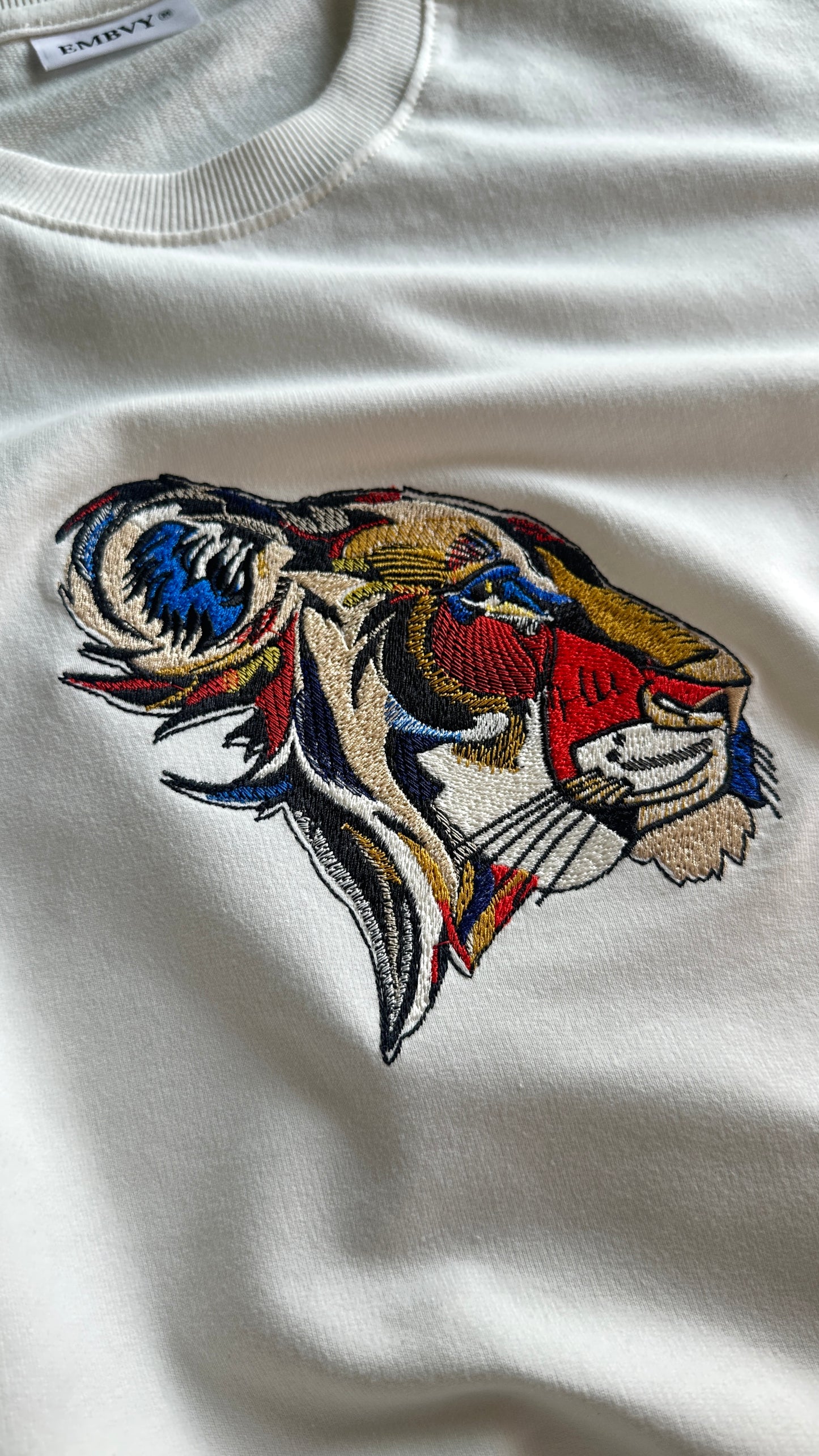 Abstract tiger tee
