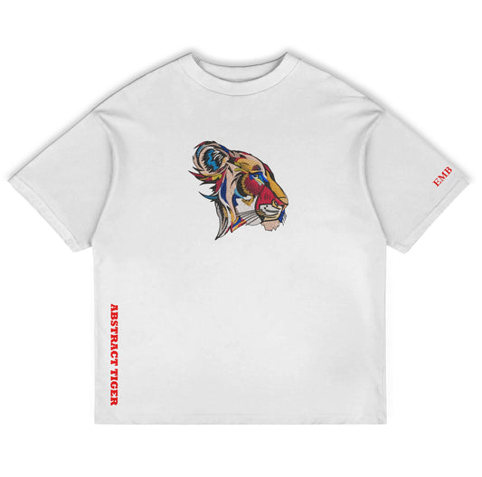 Abstract tiger tee