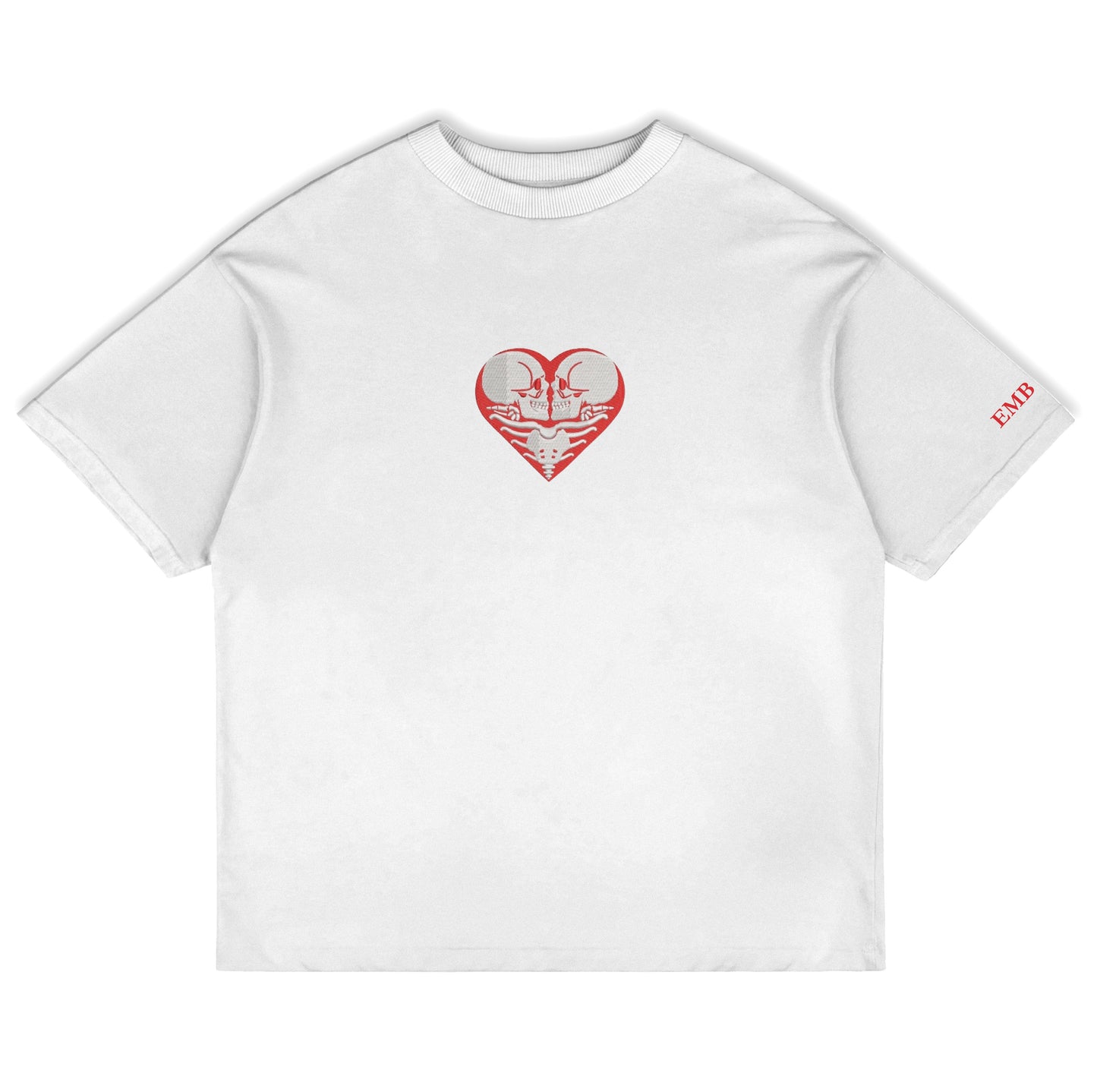 Heart skull tee