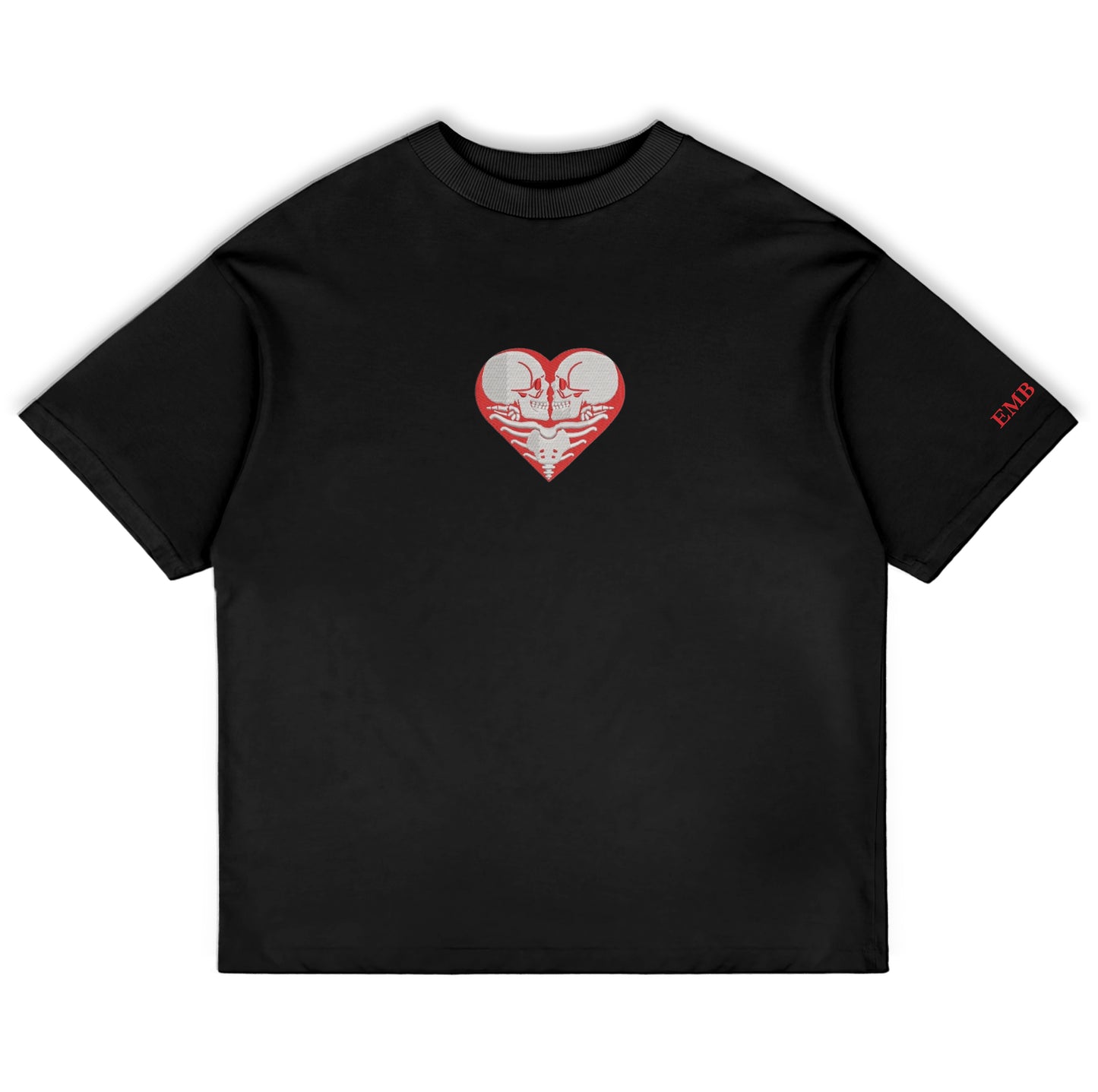 Heart skull tee