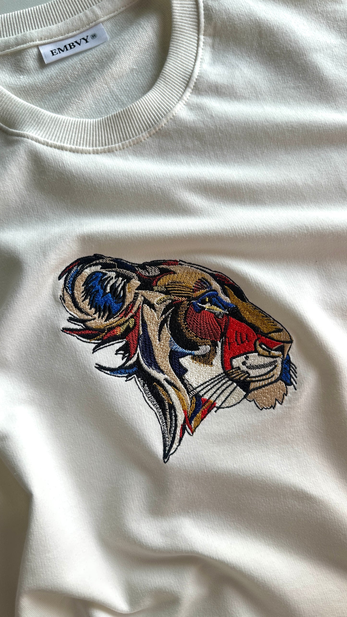 Abstract tiger tee