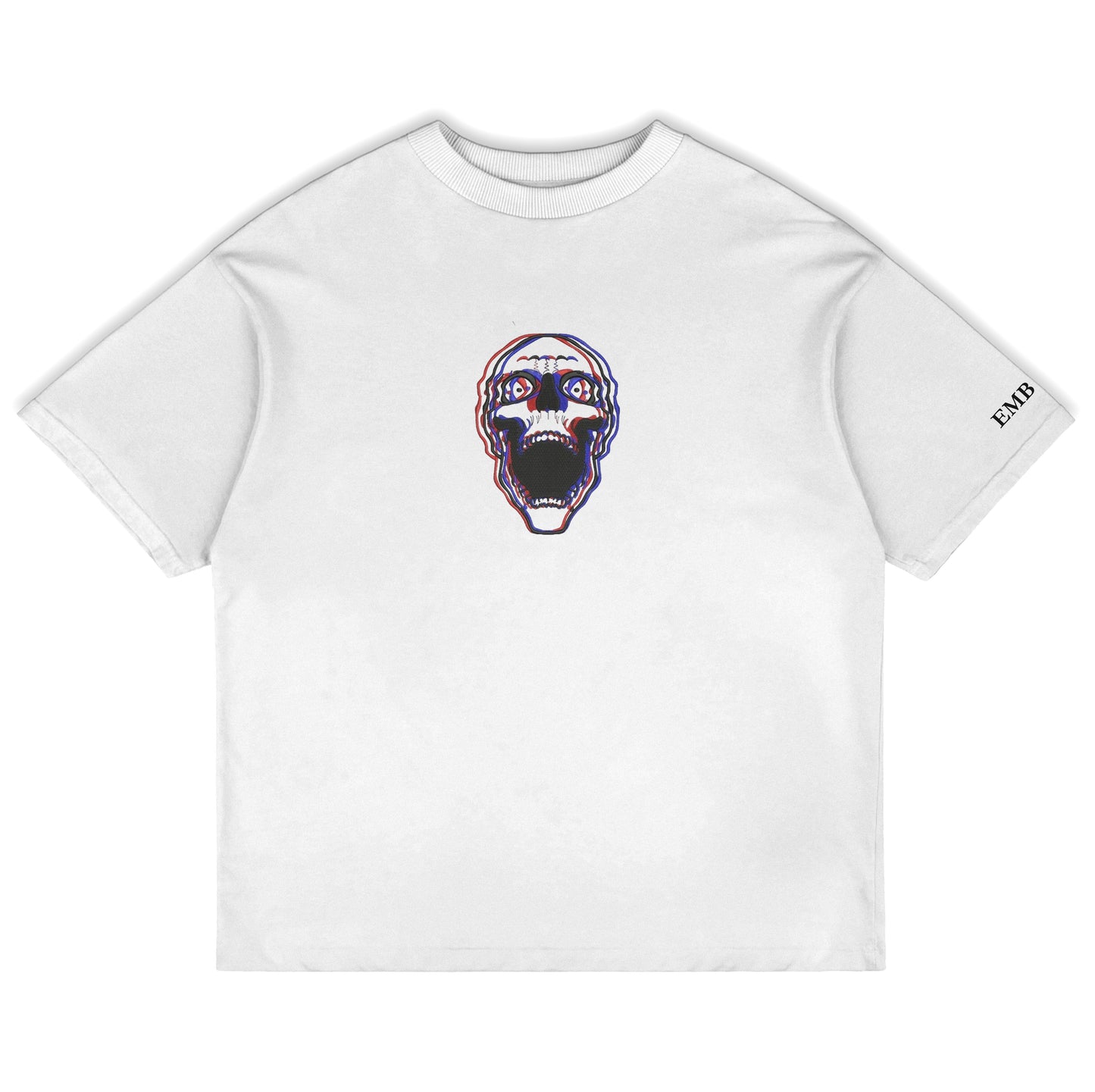 Psychedelic skull tee