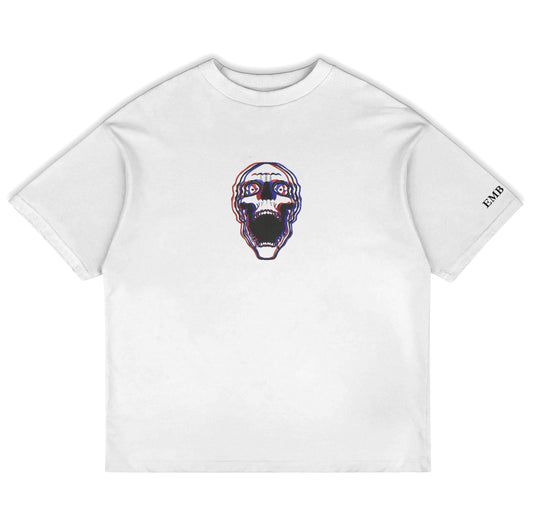 Psychedelic skull tee