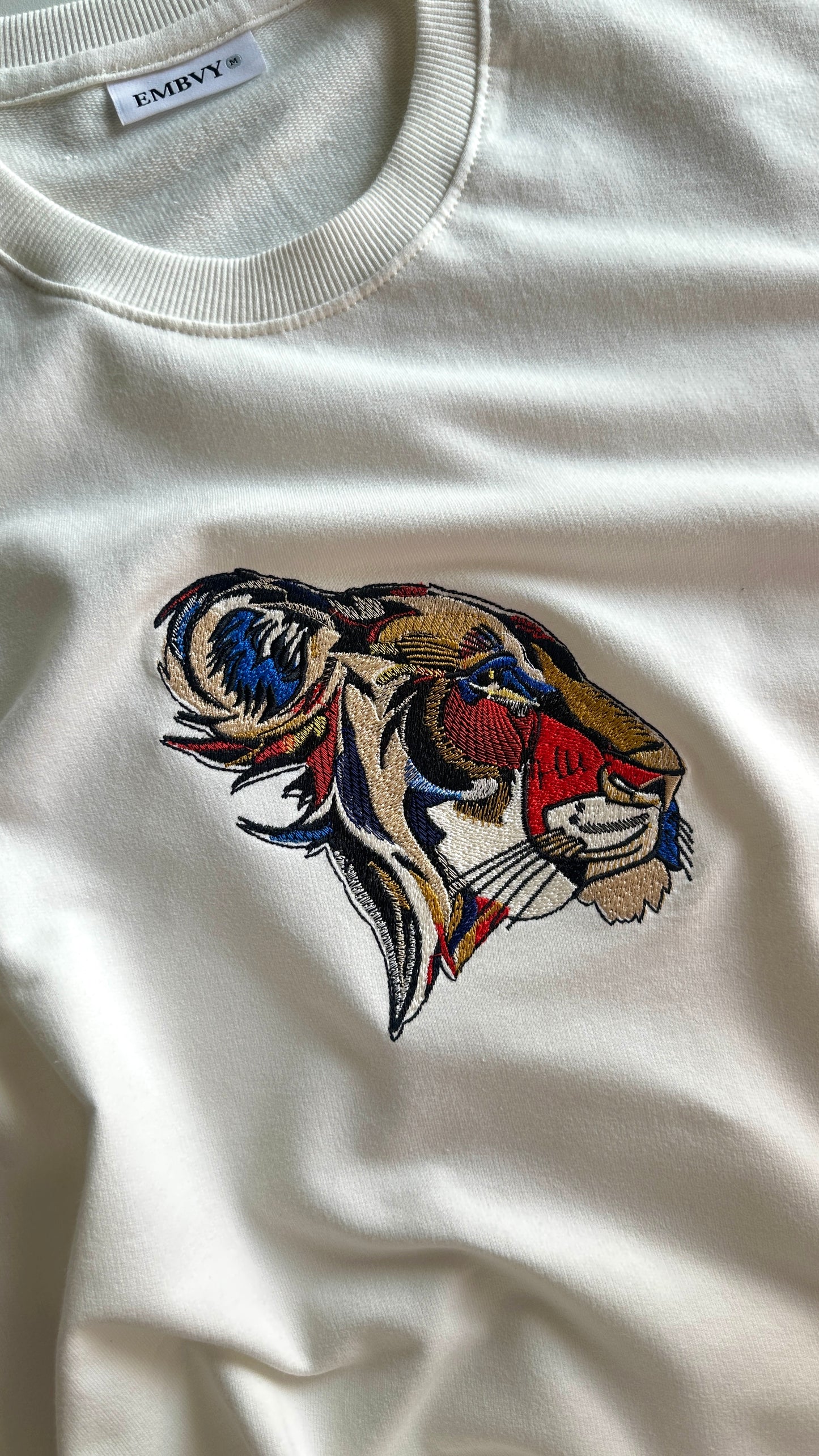 Abstract tiger tee